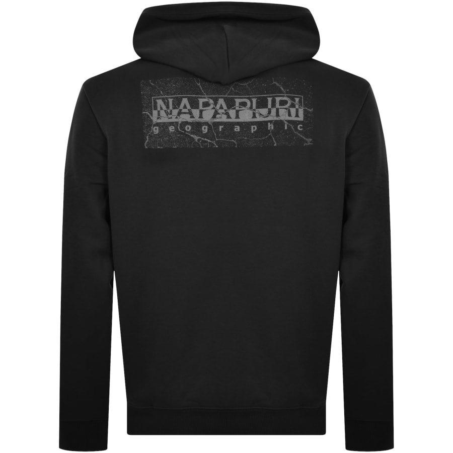 Napapijri B Albula Loose Fit Hoodie Black Mainline Menswear